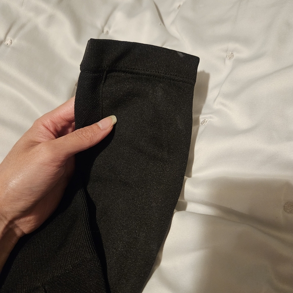 Gymshark Flex High Waisted Leggings - Light Grey Marl/Black - Picture 6 of 6